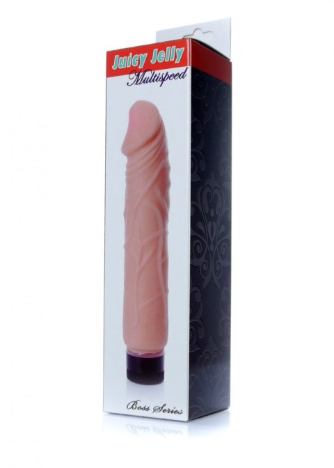 Realistycznie wygladający wibratorJuicy Jelly - Multispeed Skin Realistycznie wygladający wibratorJuicy Jelly - Multispeed Skin