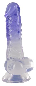 Crystal Clear Dildo with balls