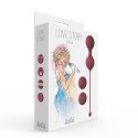 Vaginal balls set Love Story Diva Wine Red