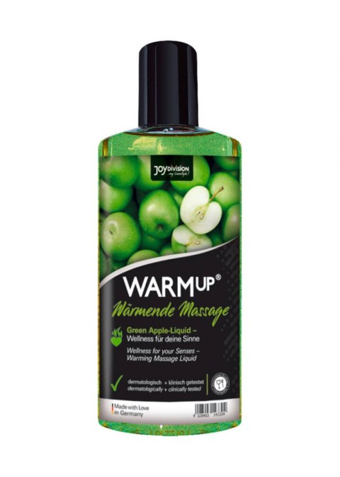 Rozgrzewający Olejek do Masażu-WARMup Green Apple, 150 ml