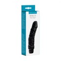 Wibrator-7,5"""""""" Perfect Pleasures Curved Veined Rambo Vibe ~ Black (2AA)