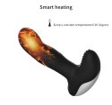 Wibrator-Silicone Massager USB 7 Function + Pulsator / Heating BLACK