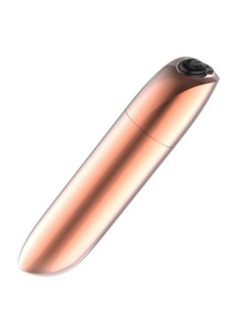 Stymulator-Rechargeable Powerful Bullet Vibrator USB 20 Functions - Gold