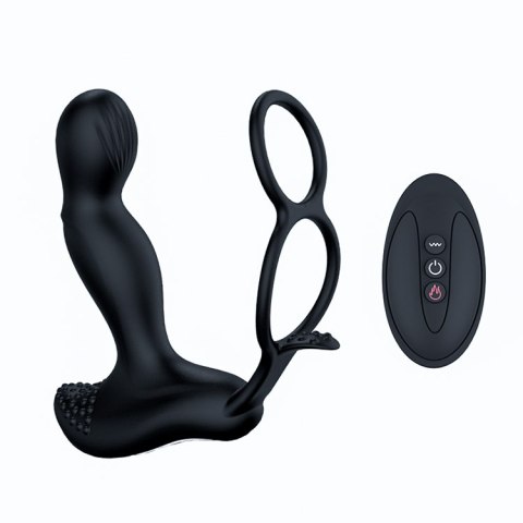 Wibrator-Silicone Massager 7 Function and Heating Function, Black