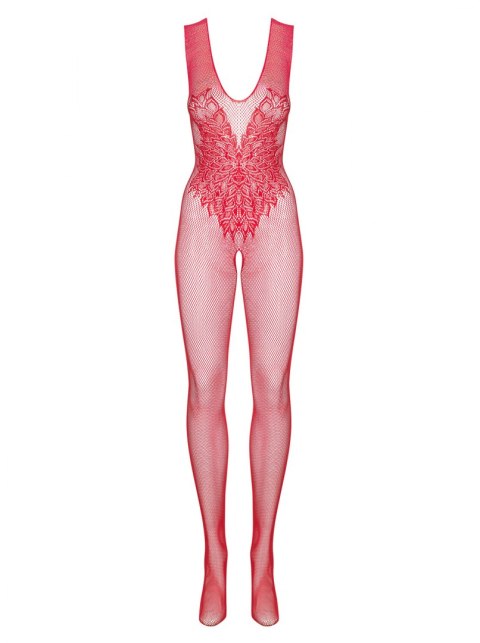 Bielizna-Bodystocking N112 czerwone XL/XXL Bielizna-Bodystocking N112 czerwone XL/XXL