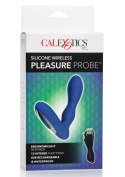 Plug/vibr-WIRELESS PLEASURE PROBE BLUE