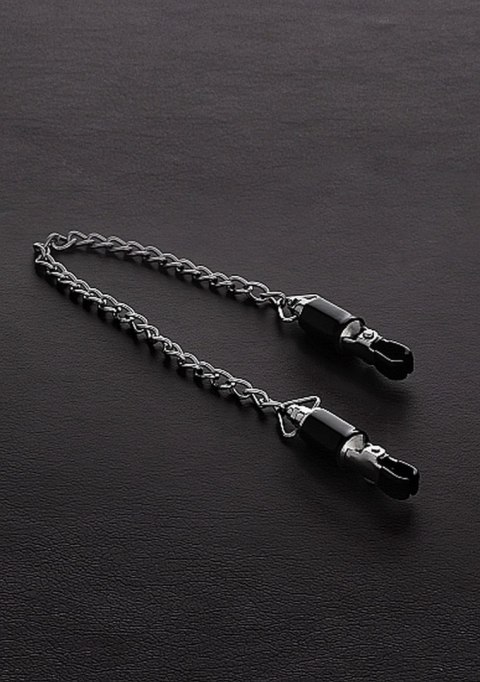 Barrel Tit Clamps with Chain (pair)