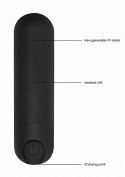 10 Speed Rechargeable Bullet - Black