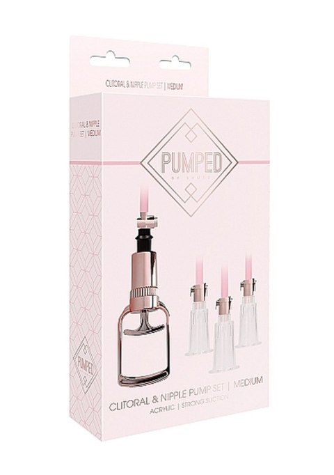 Clitoral & Nipple Pump Set Medium - Rose Gold Clitoral & Nipple Pump Set Medium - Rose Gold
