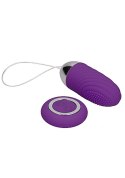 Ethan - Rechargeable Remote Control Vibrating Egg - Purple