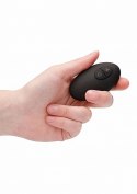 Remote Controlled E-Stim & Vibrating Prostate Massager - Black