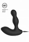 Remote Controlled E-Stim & Vibrating Prostate Massager - Black