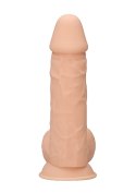 Silicone Dildo With Balls - 21,6 cm - Flesh