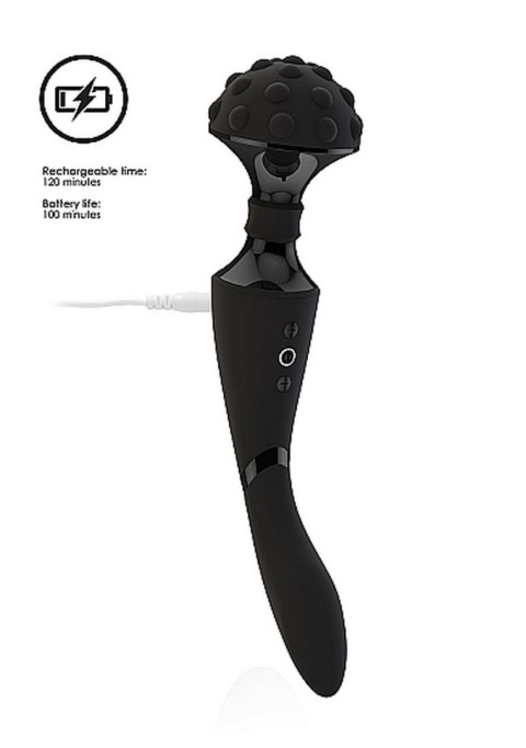 Stymulator- Shiatsu Bendable Massager Wand - Black Stymulator- Shiatsu Bendable Massager Wand - Black