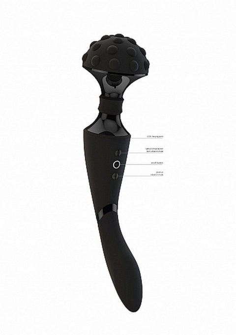 Stymulator- Shiatsu Bendable Massager Wand - Black Stymulator- Shiatsu Bendable Massager Wand - Black