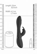 Wibrator Mira - Spinning G-spot Rabbit - Black