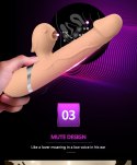 Wibrator-Basia Thtusting Vibrator 2 in 1 Tongue Vibrators USB