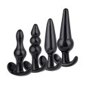 Plug-Quatro Anal Plugs Starter Set- 4-Pack Black