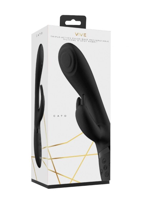 Cato - Pulse G-spot Rabbit - Black