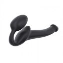 SEMI-REALISTIC BENDABLE STRAP-ON BLACK - S