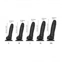 SLIDING SKIN REALISTIC DILDO BLACK S