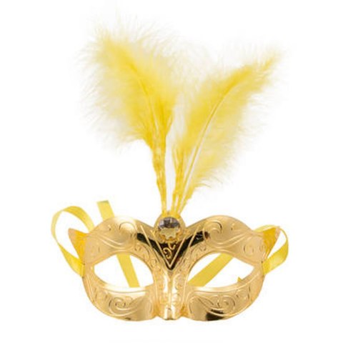 Maska-Venetian Mask Gold