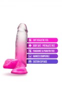 B YOURS SUGAR MAGNOLIA 7 INCH DILDO FUCHSIA