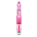 BAILE- Fasination Vibrator Pink,12 vibration functions 4 rotation functions