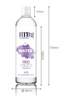 BTB WATER BASED FLAVORED RED FRUITS LUBRICANT 250ML