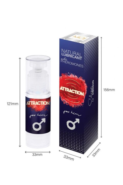 LUBRICANT WITH PHEROMONES ATTRACTION FOR HIM 50 ML LUBRICANT WITH PHEROMONES ATTRACTION FOR HIM 50 ML