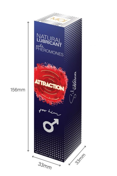 LUBRICANT WITH PHEROMONES ATTRACTION FOR HIM 50 ML LUBRICANT WITH PHEROMONES ATTRACTION FOR HIM 50 ML