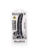 Curved Realistic Dildo Balls Suction Cup - 8""/ 20,5 cm