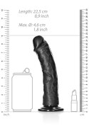 Curved Realistic Dildo with Suction Cup - 8""/ 20,5 cm