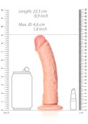 Curved Realistic Dildo with Suction Cup - 8""/ 20,5 cm