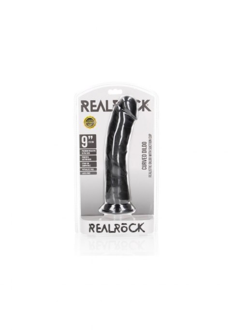 Curved Realistic Dildo with Suction Cup - 9""/ 23 cm