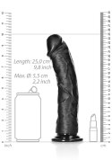 Curved Realistic Dildo with Suction Cup - 9""/ 23 cm