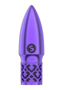 Glitter - Rechargeable ABS Bullet - Purple