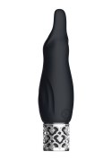 Sparkle - Rechargeable Silicone Bullet - Black