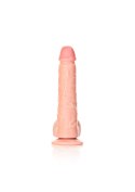 Straight Realistic Dildo Balls Suction Cup - 7""/ 18 cm