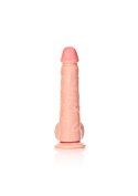 Straight Realistic Dildo Balls Suction Cup - 9""/ 23 cm