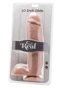 Dildo-COCK 10 INCH W/ BALLS FLESH