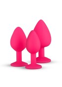 Plug-Diamond Plug Set-Pink