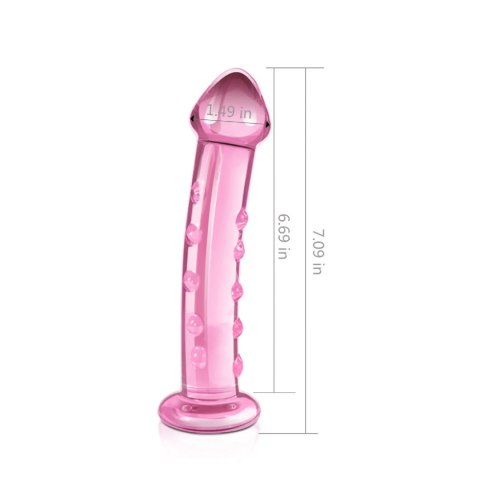 7.5" Glass Romance Pink 7.5" Glass Romance Pink