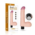 8" REAL SOFTEE Vibrating Dildo