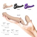 VIBRATING STRAP-ON - L - VANILLA