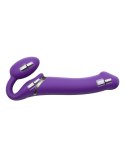 VIBRATING STRAP-ON - M - PURPLE